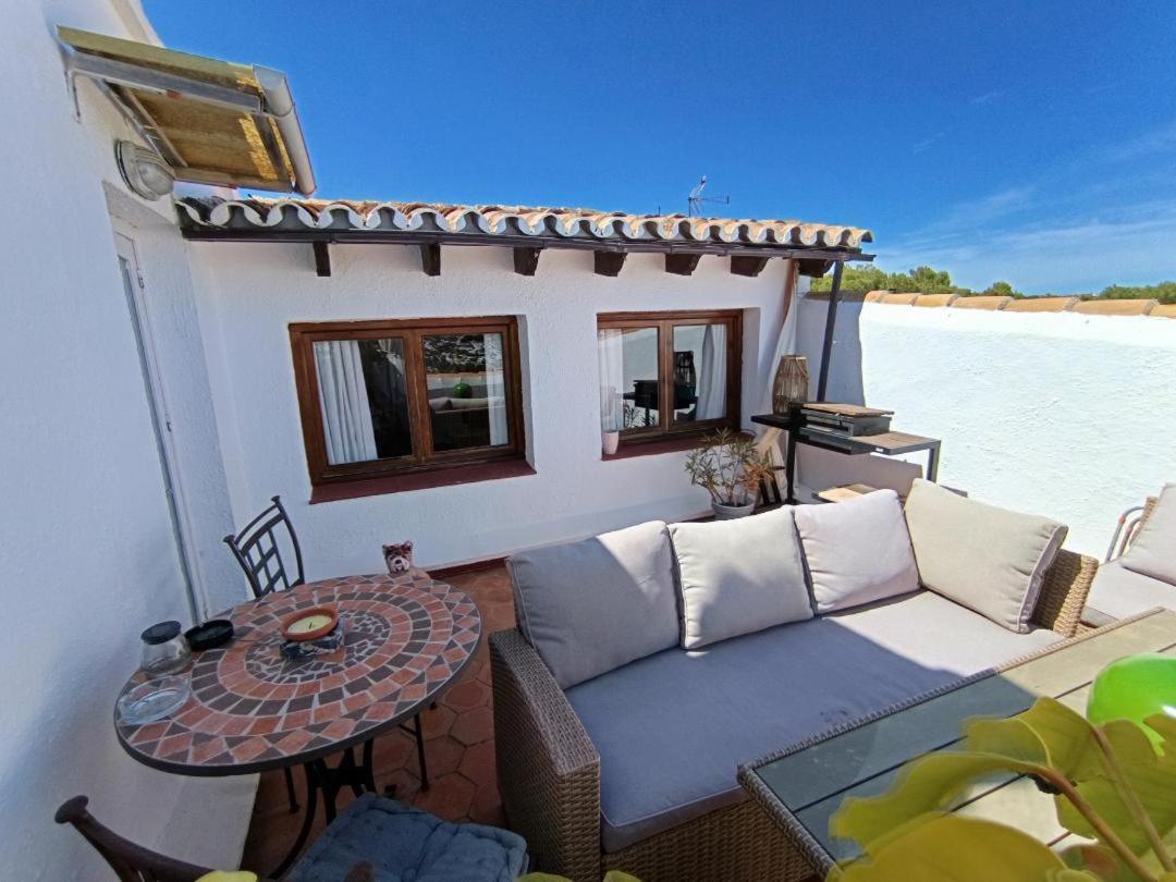 Atico-Penthouse En Moraira Con Vistas Al Mar Apartman Teulada Kültér fotó