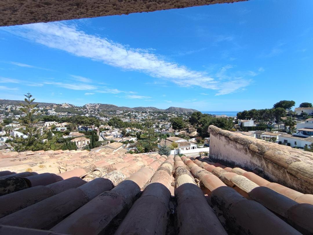 Atico-Penthouse En Moraira Con Vistas Al Mar Apartman Teulada Kültér fotó